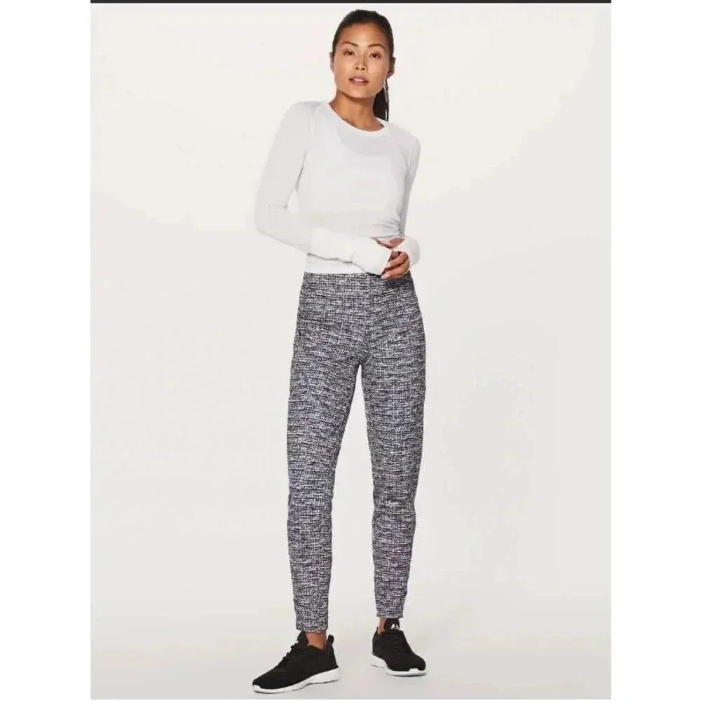 Lululemon Run On Joggers Gray Heathered Size 6